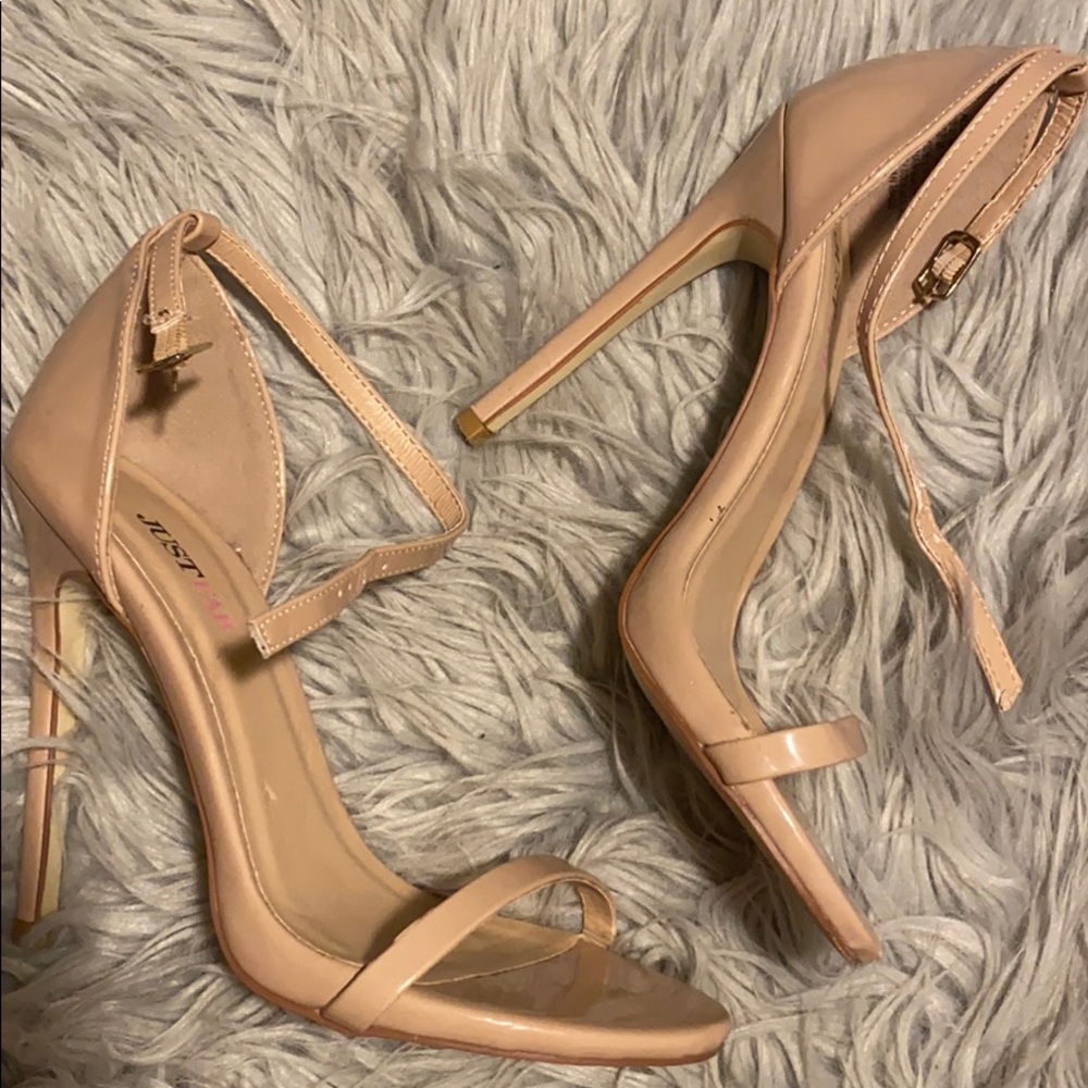 Nude JustFab heels